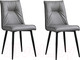 Миниатюра изображения товара Набор стульев ДСВ Сенатор (серая кожа)