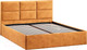 Миниатюра изображения товара Двуспальная кровать ТриЯ Стелла Тип 1 c ПМ 160x200 (микровелюр Wellmart Yellow)