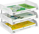 Миниатюра изображения товара Лоток для бумаг Стамм Сити / ЛТГ-31737 (3шт, белый)