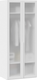 Миниатюра изображения товара Шкаф-пенал ТриЯ Порто СМ-393.07.009 с 2 дверями со стеклом (белый жемчуг/стекло сатин белое)