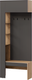 Миниатюра изображения товара Секция в прихожую ТриЯ Асти Комбинированная НМ (дуб крафт золотой/антрацит)
