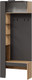 Миниатюра изображения товара Секция в прихожую ТриЯ Асти Комбинированная НМ (дуб крафт золотой/антрацит)