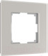 Миниатюра изображения товара Рамка для выключателей и розеток Werkel Senso W0013117 (дымчатый/стекло Soft-Touch)