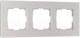 Миниатюра изображения товара Рамка для выключателей и розеток Werkel Senso W0033117 (дымчатый/стекло Soft-Touch)