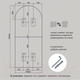 Миниатюра изображения товара Зеркало Алмаз-Люкс А-048 (120x40см)