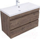 Миниатюра изображения товара Тумба под умывальник Aquanet Нота New 90 / 334193 (дуб веллингтон табак)