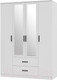 Миниатюра изображения товара Шкаф BTS Фьюжн ШК-14 (белый/белый)