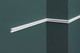 Миниатюра изображения товара Молдинг SOLID 2UHD 19/22-СВ из экструдированного пенополистирола (2.4м, белый)