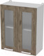Миниатюра изображения товара Шкаф навесной для кухни Интерлиния Компо ВШ60ст-720-2дв (дуб веллингтон)