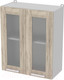 Миниатюра изображения товара Шкаф навесной для кухни Интерлиния Компо ВШ60ст-720-2дв (дуб серый)