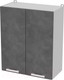 Миниатюра изображения товара Шкаф навесной для кухни Интерлиния Компо ВШ60-720-2дв (бетон портленд)
