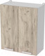 Миниатюра изображения товара Шкаф навесной для кухни Интерлиния Компо ВШС60-720-2дв (дуб серый)