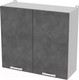 Миниатюра изображения товара Шкаф навесной для кухни Интерлиния Компо ВШС80-720-2дв (бетон портленд)