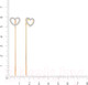 Миниатюра изображения товара Серьги из розового золота ZORKA 3101537.14K.R.ZZ (с фианитами)