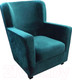 Миниатюра изображения товара Кресло мягкое Lama мебель Фиона (Kiton718 Lazur)