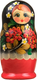 Миниатюра изображения товара Матрешка сувенирная Sima-Land Рябина / 4101486 (черный)