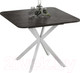 Миниатюра изображения товара Обеденный стол ТриЯ Лиссабон тип 1 (белый муар/ателье темный)