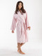 Миниатюра изображения товара Халат Minteks Махровый / ТВ04-5  (р.52, светло-розовый)