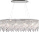 Миниатюра изображения товара Люстра Евросвет 60159/10 ( хром/прозрачный хрусталь Strotskis)
