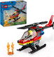 Миниатюра изображения товара Конструктор Lego City Fire Пожарно-спасательный вертолет / 60411 