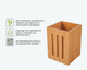 Миниатюра изображения товара Подставка для кухонных приборов Attribute Bamboo AGB011