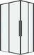 Миниатюра изображения товара Душевой уголок Grossman Galaxy 80x80x195 / 300.K33.01.8080.21.00 (черный матовый/прозрачное стекло)