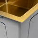 Миниатюра изображения товара Мойка кухонная Arfeka Eco AR PVD Nano 45x45 (золото)