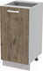 Миниатюра изображения товара Шкаф-стол кухонный Интерлиния Компо НШ40р-1дв (дуб веллингтон)
