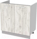Миниатюра изображения товара Шкаф под мойку Интерлиния Компо НШ80м-2дв (дуб белый)