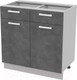 Миниатюра изображения товара Шкаф-стол кухонный Интерлиния Компо НШ80рш2 (бетон портленд)