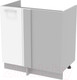 Миниатюра изображения товара Шкаф под мойку Интерлиния Компо НШ88-М.П (белый платинум)