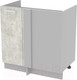 Миниатюра изображения товара Шкаф под мойку Интерлиния Компо НШ88-М.П (бетон лайт)