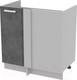 Миниатюра изображения товара Шкаф под мойку Интерлиния Компо НШ88-М.П (бетон портленд)