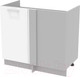 Миниатюра изображения товара Шкаф под мойку Интерлиния Компо НШ98-М.П (белый платинум)