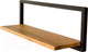 Миниатюра изображения товара Полка Stal-Massiv Fly-NZ  (дуб натуральный/черный)