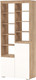 Миниатюра изображения товара Стеллаж Памир Гретта 2С (крафт золотой/белый)