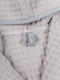 Миниатюра изображения товара Халат детский Amarobaby Waffle с капюшоном / AB-OD22-WAF2502/11-110  (серый, р.110-116)