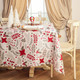 Миниатюра изображения товара Скатерть Доляна Новогодние цветы 110x145 / 10389059