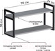 Миниатюра изображения товара Полка Макс Стайл Пн700 (серый асфальт)