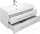 Миниатюра изображения товара Тумба под умывальник Aquanet Нота New 100 / 335420 (белый глянец)