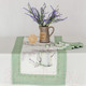 Миниатюра изображения товара Дорожка на стол Listelle Лавандовое лето зеленая 311906