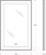 Миниатюра изображения товара Зеркало BelBagno SPC-KRAFT-500-800-LED-TCH-WARM-NERO