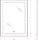 Миниатюра изображения товара Зеркало BelBagno SPC-KRAFT-600-800-LED-TCH-WARM