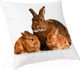 Миниатюра изображения товара Подушка декоративная Leader Toys Кролики / МТ01021