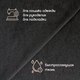 Миниатюра изображения товара Ткань для творчества Sentex Флис односторонний 100x160 (черный)