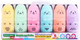 Миниатюра изображения товара Набор маркеров Brauberg Kids Cute Cats. Pastel / 152436 (6цв)