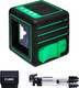Миниатюра изображения товара Лазерный уровень ADA Instruments Cube 3D Green Professional Edition / A00545