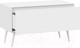 Миниатюра изображения товара Тумба ТриЯ Глосс СМ-319.03.012 с опорами (белый глянец/стекло белый глянец/белый)