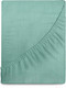 Миниатюра изображения товара Простыня Verossa На резинке 140x200x20 / 776157 (Melange Emerald)