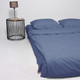 Миниатюра изображения товара Простыня AksHome Синий на резинке 90x200x20 (перкаль 6793-17)